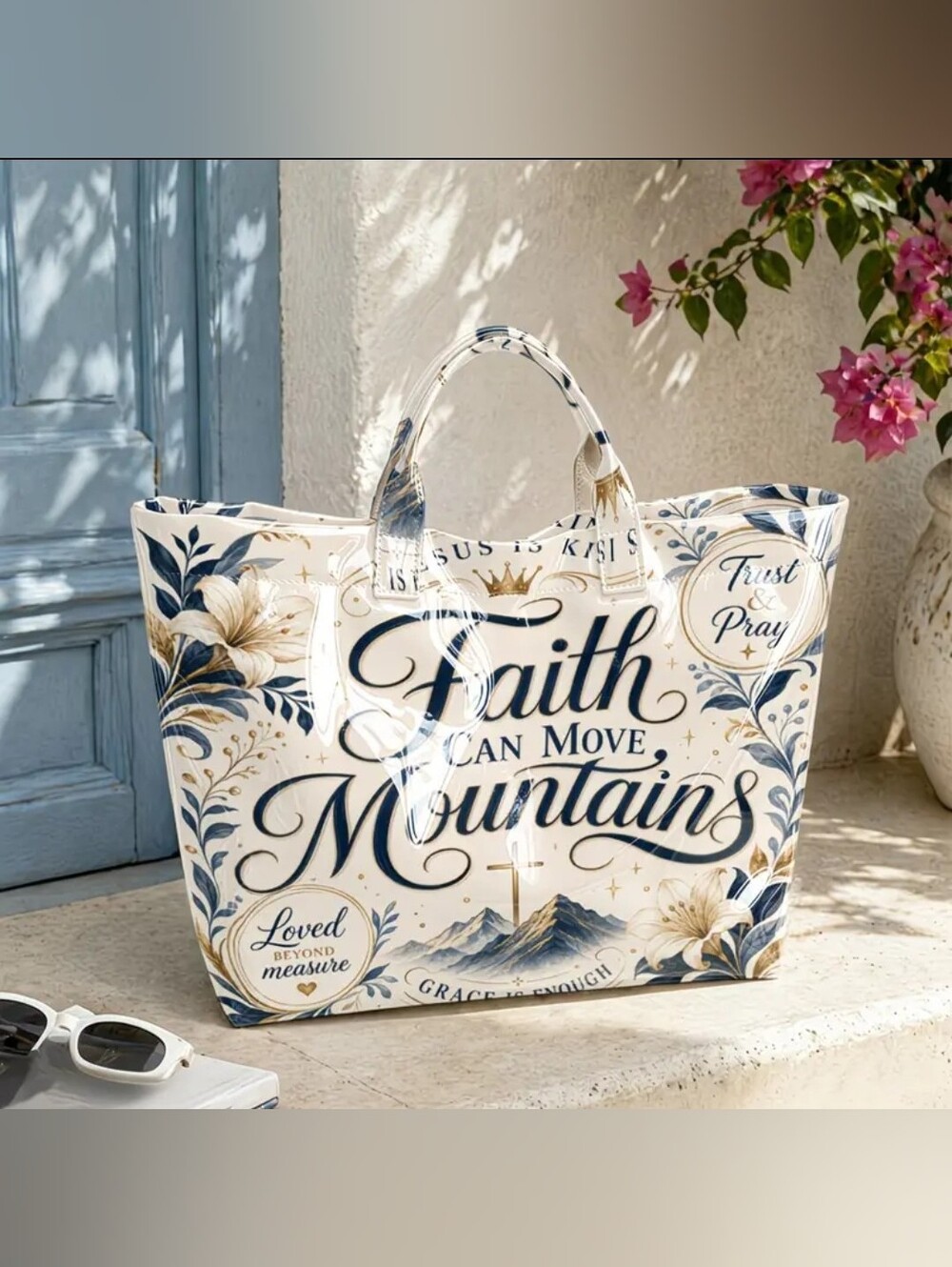 Faith Christian Hand Bag Daily Commuter  Tote